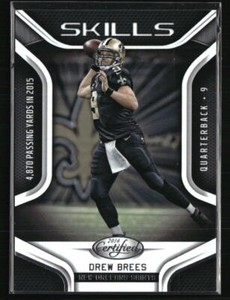 Drew Brees 2016 Panini Certified #12  Football Card