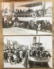 Lot 2 cartes photos Belle-Île-en-Mer Le Pouliguen Morbihan Quiberon Bateau CPA