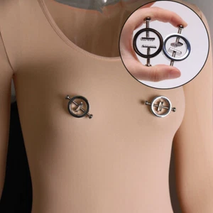 Bondage Nipple Clamps Clitoris Labia Piercing Clip Adjustable BDSM Women Sex Toy - Picture 1 of 24