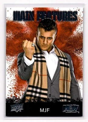 2021 UD AEW All Elite Wrestling Main Features Insert #MF-28 MJF - Image 1 of 2