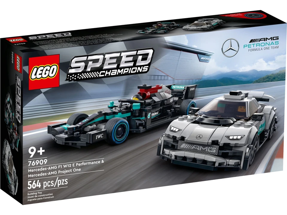 LEGO® Speed Champions 76909 Mercedes-AMG F1 W12 E Performance & Mercedes-AMG Pro - Bild 1 von 4