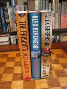 3-Alex Berenson-Hardcover-John Wells Novels-Espionage-Crime-Mystery-lot - Picture 1 of 10
