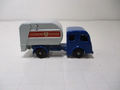 VINTAGE MATCHBOX LESNEY 15C-3 REFUSE TRUCK BPW. MODIFIED CODE 3 FILLED PEEP HOLE - Image 1 of 4