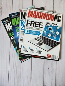 Maximum PC Magazine Lot of 4 Holiday Issues 2009 2010 2011 2012 Computers - Picture 1 of 9