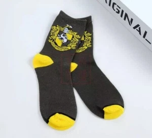 Book Week Harry Potter Hufflepuff Sock Costume Accessory Cosplay Party Kids Gift - Picture 1 of 1