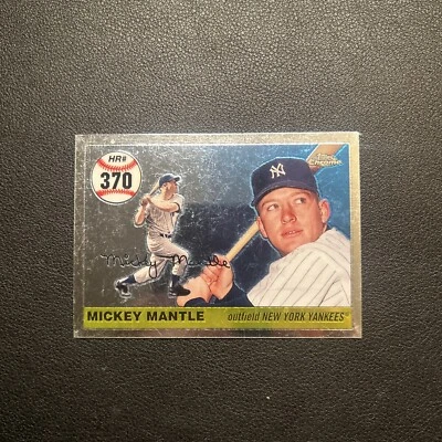 2007 Topps Chrome Home Run History #MHR360 Mickey Mantle New York Yankees HOF - Image 1 of 4
