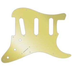 Pickguard For Fender VooDoo Jimi Hendrix Stratocaster gold mirror - Picture 1 of 1
