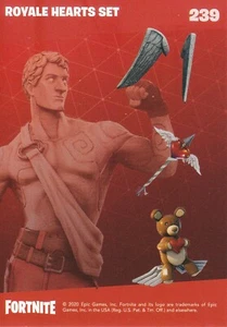 Fortnite Royale Hearts Set Tarjeta 239 Panini Codificante - Imagen 1 de 2