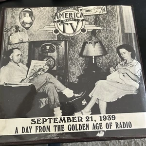 America Before TV-Day from Golden Age Radio WWII War 2- Sept. 21, 1939 12 Tapes - Bild 1 von 3