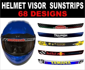 casco moto pegatina calcomanía visera puntera sol - Imagen 1 de 1