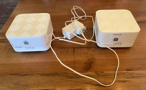 NETGEAR ORBI RBR10 ROUTER AND SATELLITE USED SCRATCHES (1) DC ADAPTER BUNDLE - Picture 1 of 9