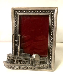 Currier & Ives Vintage Cast Metal Picture Frame 3.5 x 5" #1991 MCNY - Bild 1 von 5
