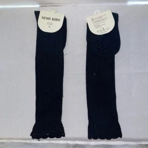 Nemo Kids Socks Toddler Knee High Boot Ribbed Knit Solid Socks Uniform - Picture 1 of 5