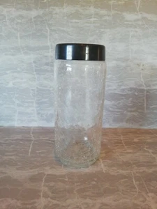 Glasvase Glas Vase Höhe 17cm, Mosaik mit silbernem Rand😀 - Bild 1 von 3