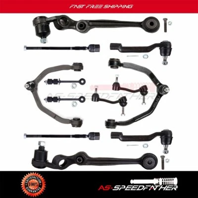 12Pcs Suspension New Upper Lower Control Arm For Ford Thunderbird Mercury Cougar - Image 1 of 4