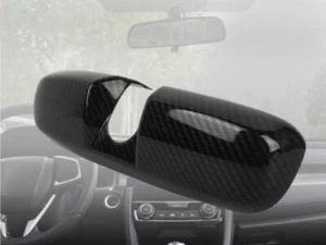 Carbon Fiber Print Interior Rearview Mirror Shell Fits 06-11 civic sedan FD2 - Picture 1 of 3