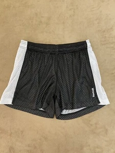 Reebok YOUTH Size Large Running Athletic Shorts Black White - Picture 1 of 11