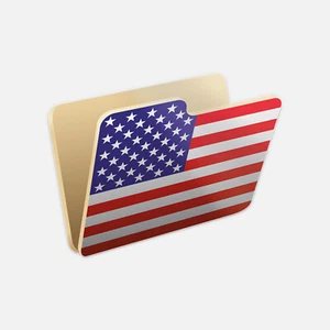 Calcomanía pegatina de vinilo icono de bandera de EE. UU. - Imagen 1 de 1