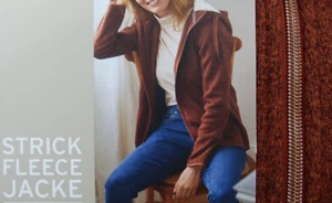 TCM Tchibo Damen Teddy-Strickfleecejacke Fleecejacke Strickjacke Gr. XL 48/50 Ne - Bild 1 von 2