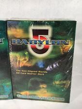 Babylon 5 The Great War CCG Card Game - Non-Aligned Worlds 60 Card Starter Deck