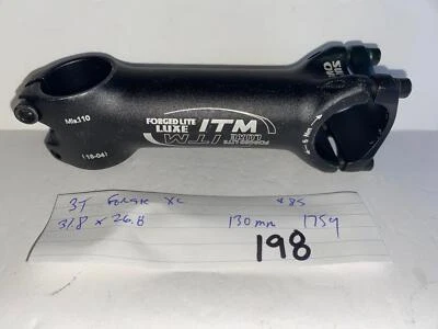 ITM Forged Lite Luxe bicycle STEM 110mm 28.6 x 31.8 handlebar - Image 1 of 4