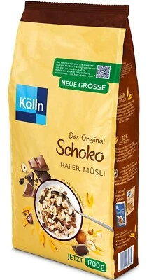 Kölln Müsli Schoko - Schokomüsli Schokolade - 1,7 kg - Bild 1 von 4