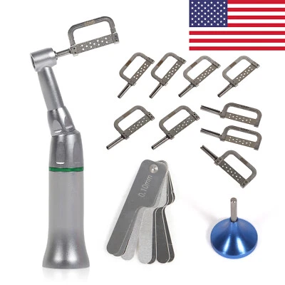 YABANGBANG Dental Ortho Contra Angle 4:1 Contra Angle Handpiece Interproximal Strip IPR Kit