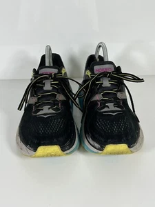 Hoka One One Womens Athletic Running Gaviota 2 Black Aqua 1099630 Size 8 - Picture 1 of 8
