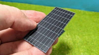 8 Pieces Solar Modules Solar Cells Set Gauge G for Model Building House (1:22.5) - Image 1 of 3