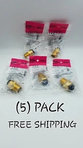 Tectite 1/2" x 1/2  cxm removable male adapter. Use with cu/cpvc/pex (5) PACK - Picture 1 of 7