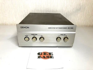 Amplificador de Cabeza Transformador Denon AU-340 Vintage MC Step Up Buen Funcionamiento E/S - Imagen 1 de 6