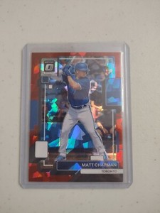 2022 Donruss Optic FOTL Matt Chapman #7/7! Red Cracked Ice Prizm Blue Jays🔥🔥