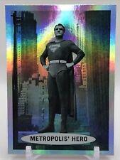 2013 Topps 75th Anniversary #45 Metropolis’ Hero Superman Rainbow Foil #45