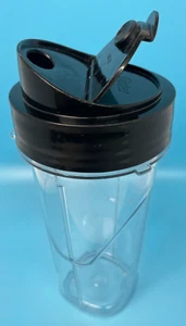 OSTER Blender 24 oz Blend-N-Go Replacement CUP w/ Flip Top Sip & Screw on Lid - Picture 1 of 3
