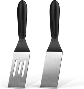 2 Pcs Small Spatula Mini Kitchen Serving Turning Pancake Brownie Dessert Spatula - Picture 1 of 11