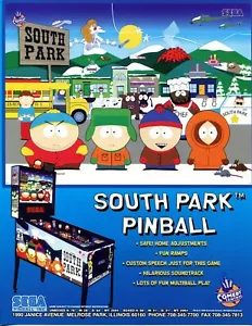 Volantino flipper South Park come nuovo / brochure / pubblicità - Foto 1 di 2