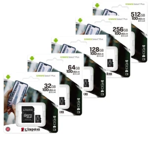 Micro SD Card SDHC SDXC Memory Card TF Class 10 32GB 64GB 128GB 256GB & Adapter - Picture 1 of 2