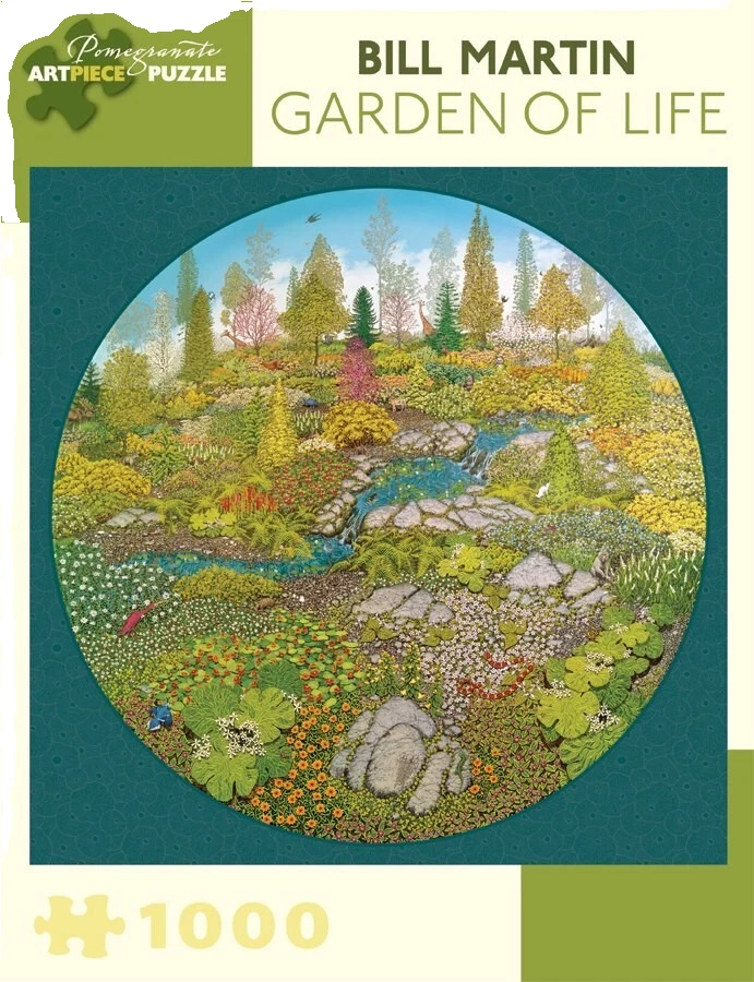 Pomegranate 1000 piece jigsaw puzzle. Garden of Life, Bill Martin. New. - image 1 of 1