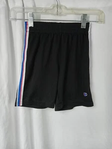 Champion Pull Up Athletic Elastic Waist Shorts Black Boys Sz 6 - Picture 1 of 12
