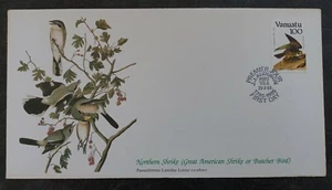 1985 Vanuatu Birds of the World FDC ties 100VT Stamp cd Port Vila - Picture 1 of 2