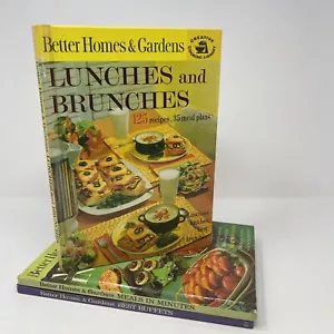 Lot of 3 Better Homes and Gardens Creative Cooking HB Lunches Buffets Meals - Imagen 1 de 6