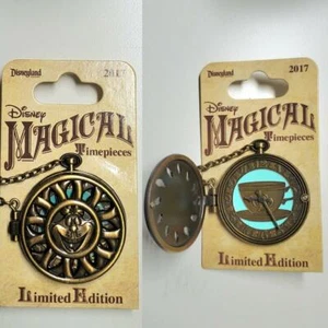 DLR - Disney Magical Timepieces – Cheshire Cat Pocket Watch LE Pin 125612 - Picture 1 of 1
