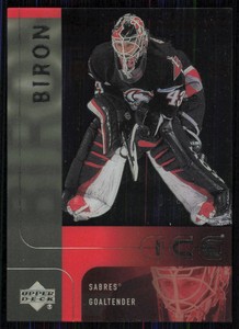2001 Upper Deck Ice #4 Martin Biron NM