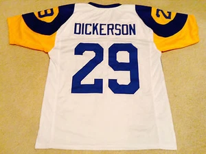 UNSIGNED CUSTOM Sewn Stitched Eric Dickerson White Jersey - M, L, XL, 2XL, 3XL - Picture 1 of 2