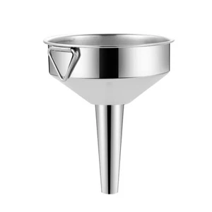 Multi-Buy Discount Funnel Stainless Steel Pouring Funnels Kitchen Petrol Fuel UK - Picture 1 of 29
