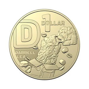 2022 Australia Post Great Aussie Coin Hunt - ''D" Darrell Lea $1 Coin - Picture 1 of 2