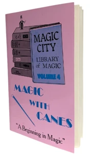 MAGIC WITH CANES BOOK Trick Stage Magician Prop Booklet Vanishing Appearing Gag - Picture 1 of 7
