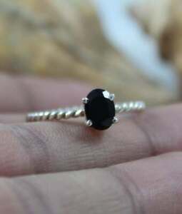 Black Onyx Ring 925 Sterling Silver Ring Handmade Ring All Size DM-585