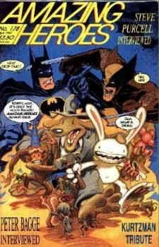 Amazing Heroes #178 FN; Fantagraphics | Sam & Max Batman Wolverine - we combine - Image 1 of 1