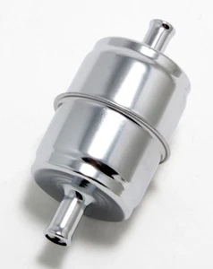 Trans-Dapt for 3/8 in. DISPOSABLE FUEL FILTER-CHROME (not for fuel injection) - Picture 1 of 5